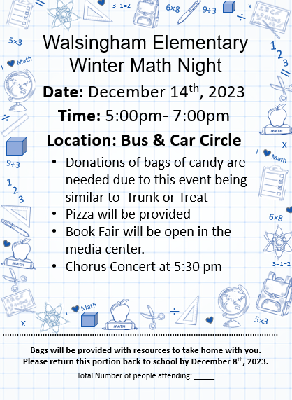  Math Games Night December 14